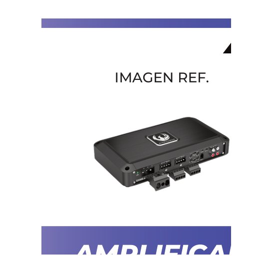 AUDIOCONTROL AMPLIFICADOR 4 CANALES 125X4 A 4 OHM MX · imagen 1