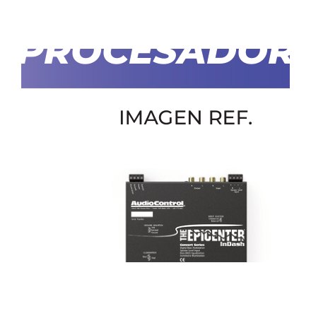 AUDIOCONTROL PROCESADOR Y RESTAURACION DE BAJOS IN DASH DIGITAL