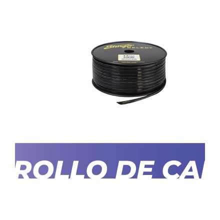 STINGER CABLE PARA SUBWOOFER NEGRO #12 75M SERIE SELECT ULTRA FEXIBLE 100% COBRE MÁS BAÑADO EN ESTAÑO PARLANTE PURO · imagen 1